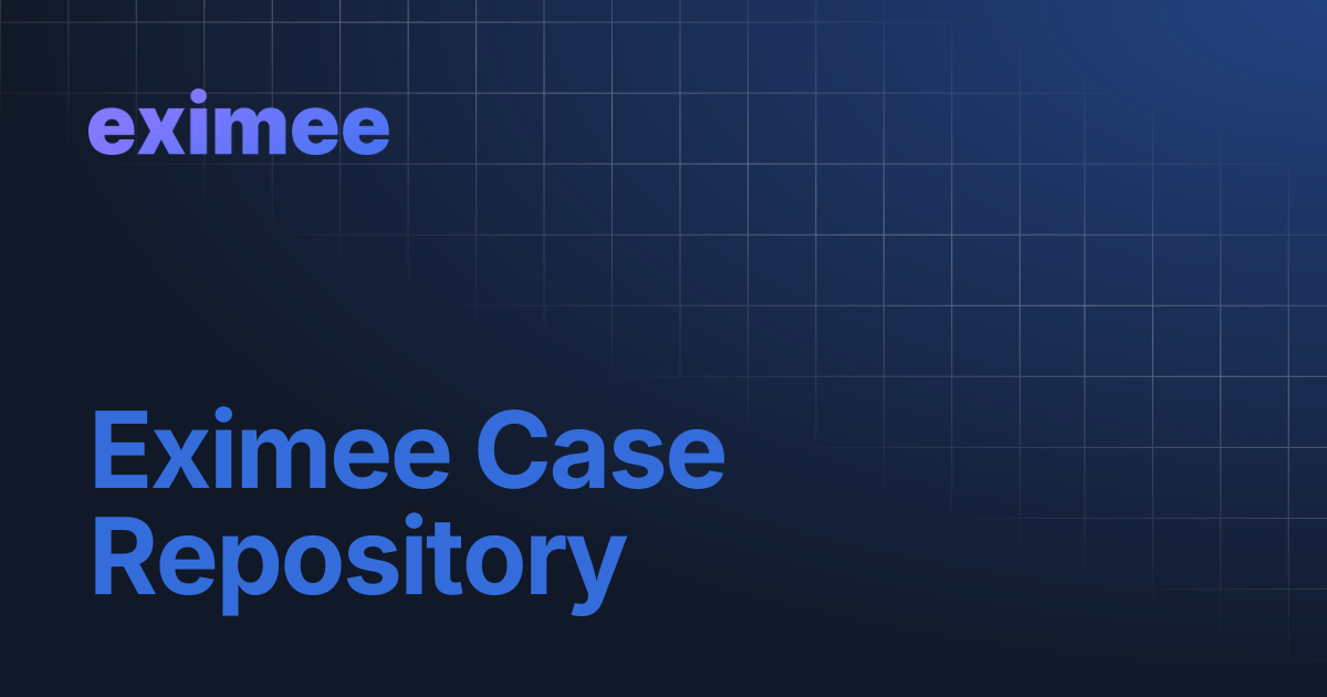 Eximee Case Repository | eximee Platform Docs
